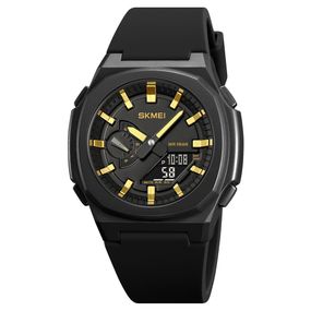 Годинник S2kmei 2091BKGDBK Black-Gold-Black