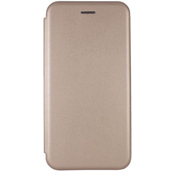 Кожаный чехол-книжка Classy для Motorola Edge 50 Pro Золотой
