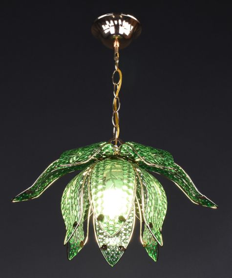 Люстра підвісна на 1 лампочку 27795 Золото 25-40х35х35 см. | Зображення 2