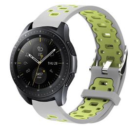 Спортивный ремешок Primo Perfor Classic для часов Samsung Galaxy Watch 42 mm (SM-R810) - Grey&Green