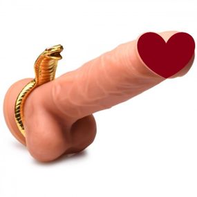Ерекційне кільце на пеніс Cobra King золотисте Sex Aura