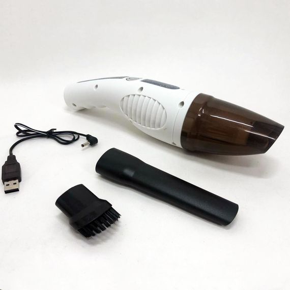 Пилосос бездротовий ручний для автомобіля і будинку Car Vacuum Cleaner HY05, Автопилосос на акумуляторі YA-34 | Зображення 4