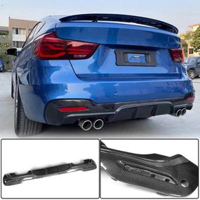 Дифузор заднього бампера V4 (для F34 M-Sport, Карбон) для BMW 3 серія F-30/31/34 2012-2019 рр
