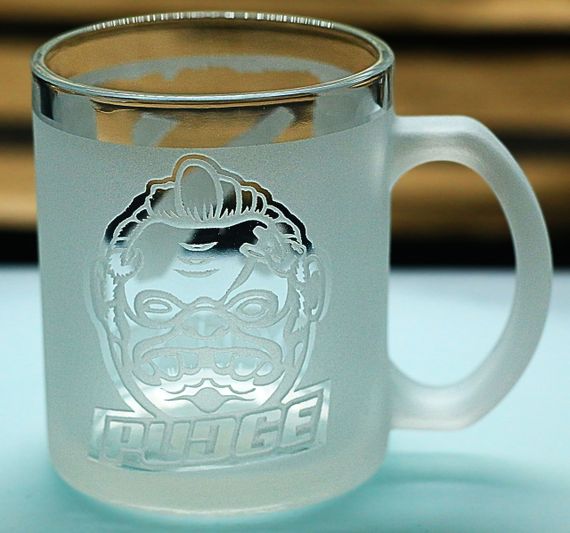 Чашка Dota 2 Дота 2 з гравіюванням Pudge Пудж Скляна кружка 320 мл для геймера | Зображення 3