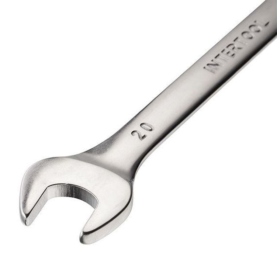 Ключ комбінований 20 мм, Cr-V INTERTOOL HT-1220 | Зображення 1
