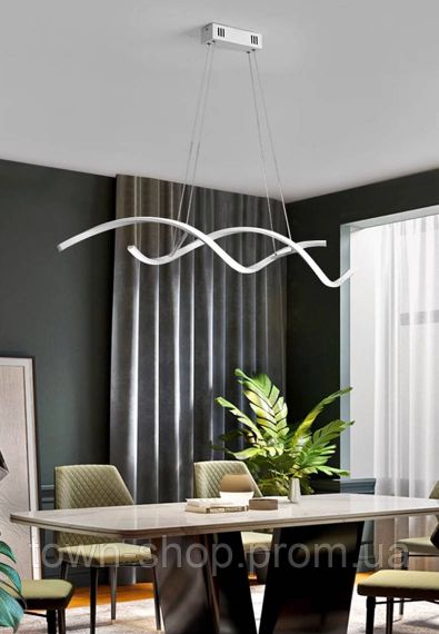 Люстра потолочная LED H18L-1200-wh-k Белый 25-100х14х120 см.