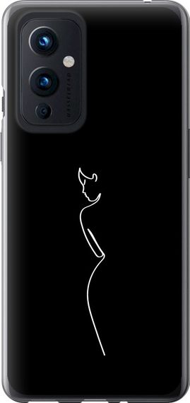 Чехол на OnePlus 9 Силуэт1 "4590u-2249-17620"
