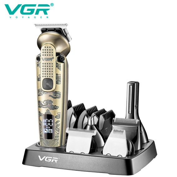 Набір для стрижки VGR 6 в 1 V-095, 16 насадок, LED дисплей | Зображення 4