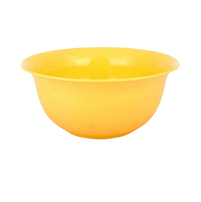 Салатник великий пластик 03 жовтий Ламела