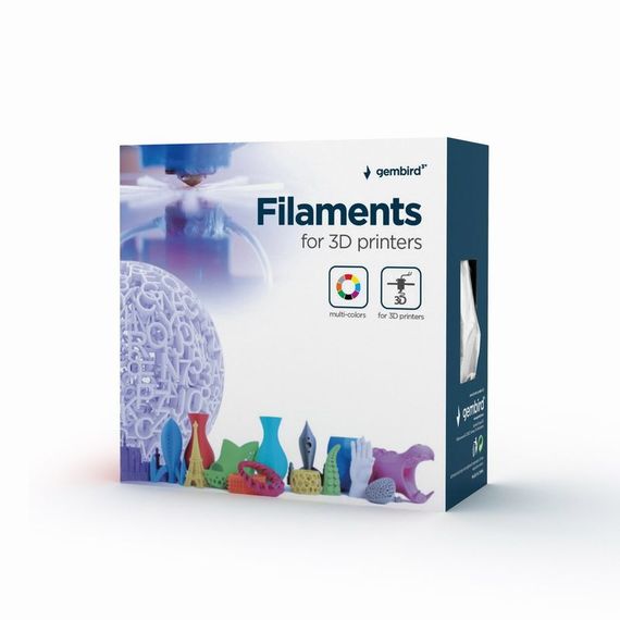 Філамент для 3D-принтера Gembird 3DP-PLA+1.75-02-BK , PLA+, 1.75 мм, чорний | Зображення 1