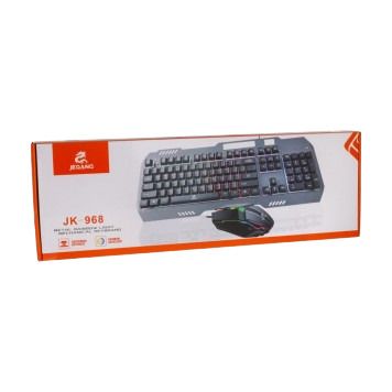 Клавиатура и мышь JEQANG JK-968 USB кабель 1,4 м подсветка черный (ЦЦУ-00033924_411) | Зображення 2