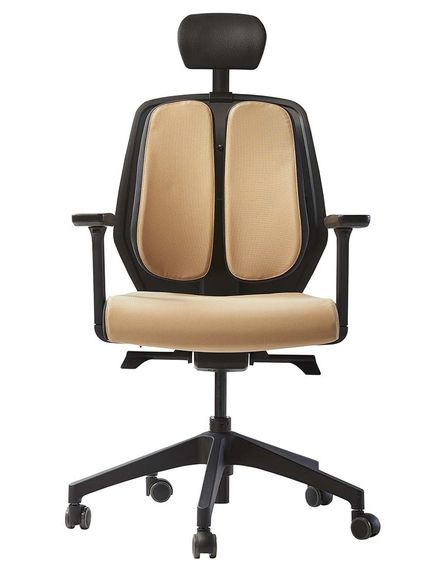 Кресло офисное DUOREST ALPHA HDBA-S beige ортопедическое | Зображення 1