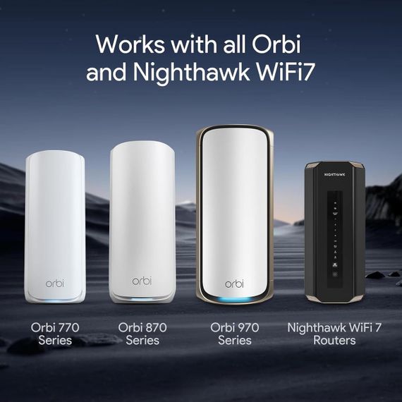 Кріплення на стіну для Orbi WiFi 7, Nighthawk, настінне кріплення для тридіапазонного роутера з ABS-пластику біле | Зображення 2