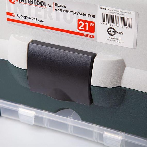 Ящик для інструментів 21" 530*270*245 мм INTERTOOL BX-6121 | Зображення 2