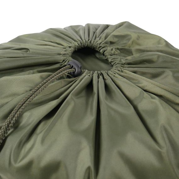 Спальний мішок з капюшоном 2.10х90 фліс олива зимовий | Зображення 4