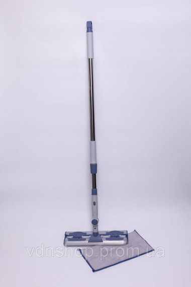 Универсальная швабра с металлической ручкой и сменной плоской насадкой для плитки, ламината линолеума HP-35015-30 | Зображення 3