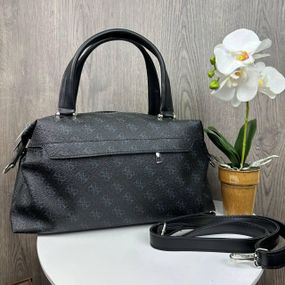 Сумка жіноча велика міська через плече чорна стильна (1741)
