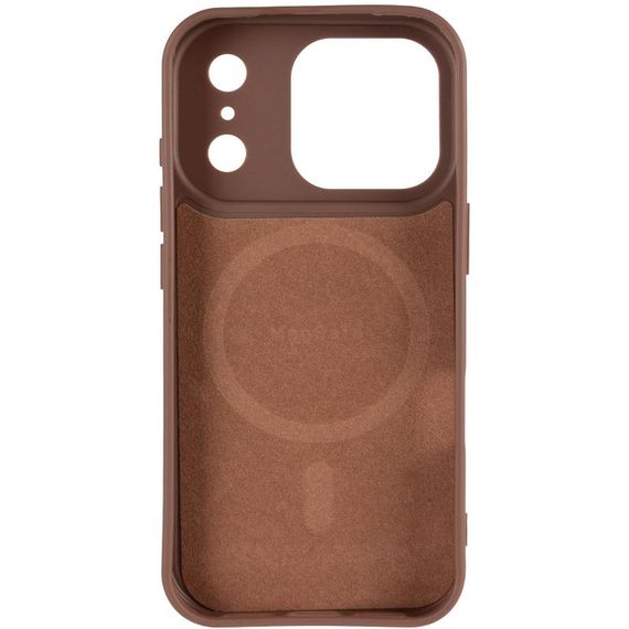 TPU чохол Carbon Protective with Magnetic Fit для Apple iPhone 17 Pro (6.3") Coffee | Зображення 2