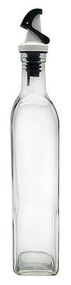 Скляна пляшка для олії / оцту "Bottle" 520мл кришка з дозатором