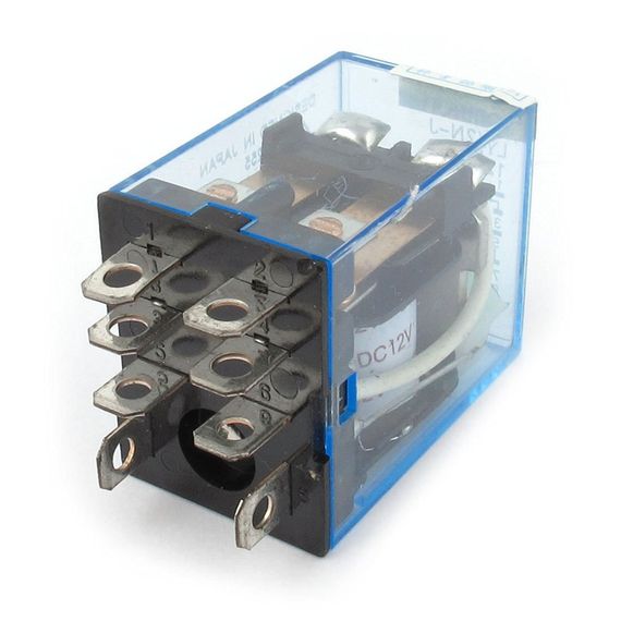 Модуль реле электромагнитный DPDT LY2NJ 12В | Зображення 1