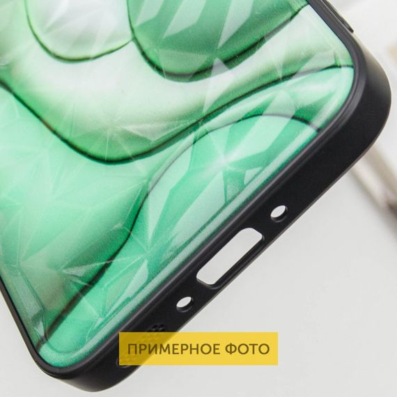 TPU+PC чехол Prisma BubbleGum для Xiaomi Redmi 13C / Poco C65 3D Green | Зображення 6