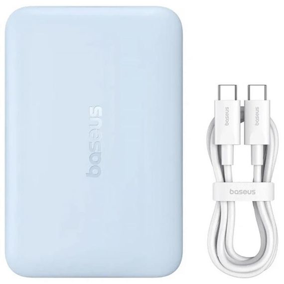Портативний ЗП Power Bank Baseus EnerFill FM11 Ultra-Mini 22.5W з БЗП 10000mAh (PPFM11-1022) Galaxy Blue | Зображення 4