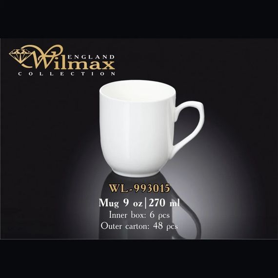 Кухоль порцеляновий Wilmax (Вілмакс) 270 мл (WL-993015) | Зображення 1
