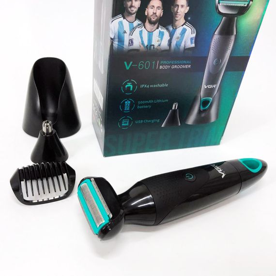 Професійна електробритва VGR V-601, Універсальна акумуляторна електробритва, Хороший тример для бороди EO-51 | Зображення 9