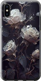 Чехол на iPhone X Розы 2 "5550u-1050-17620"