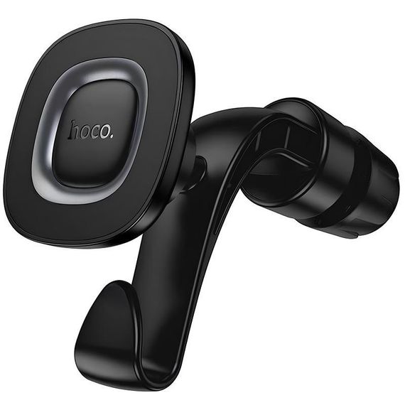 Автотримач Hoco H99 Crown magnetic на підголівник Black metal gray