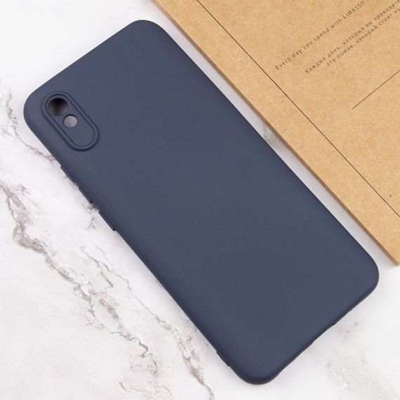 Чехол Silicone Cover Lakshmi Full Camera (A) для Xiaomi Redmi 9A Full camera, Синий / Midnight Blue | Зображення 3