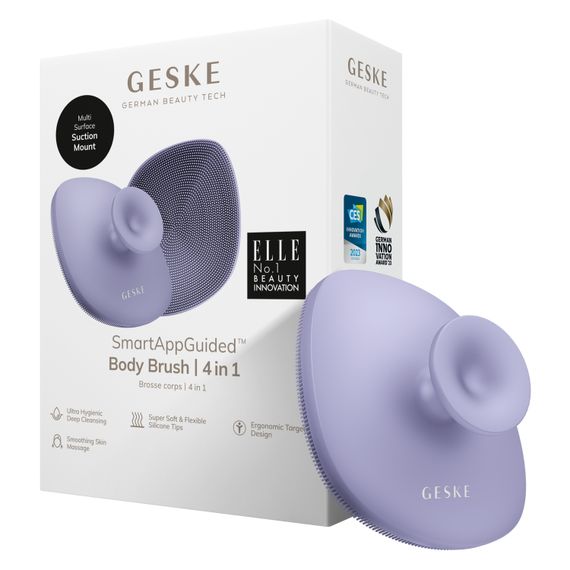 Щітка для тіла GESKE Body Brush 4в1 starlight, Фіолетовий