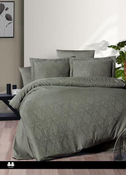 Постільна білизна First Choice Jacquard Satin 200 х 220 см Vladya Moon Mist