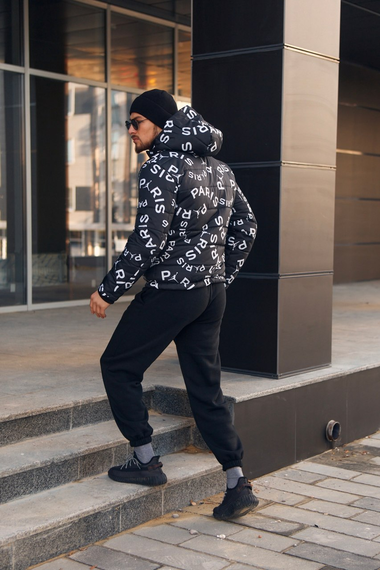 Куртка Париж-зима чорний S XL | Зображення 5