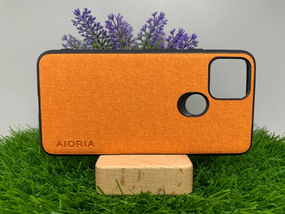 Чохол накладка Google Pixel 5 тканина оранжевий