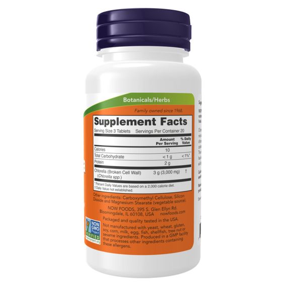 Chlorella 1000mg - 120 tabs | Зображення 1