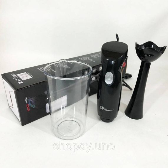 Многофункциональный блендер измельчитель продуктов DOMOTEC MS-5105 400Вт, Блендер для супов и соусов BU-32 | Зображення 1