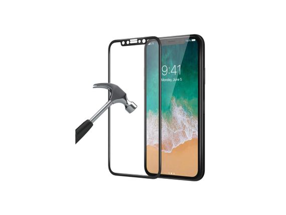 Захисне 3D скло iMax iPhone 11 Pro Max Чорний | Повне покриття |айфон 11 про Макс | Зображення 2