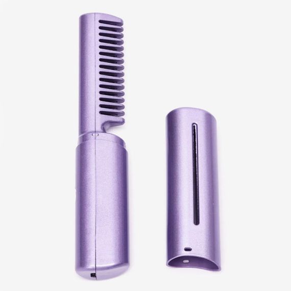 Плойка-гребінець для волосся 2в1, з USB, XL-683 / Випрямляч для волосся / Акумуляторний утюжок | Зображення 6