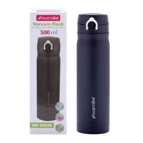 Термос-бутылка черный 500ml из нержавеющей стали