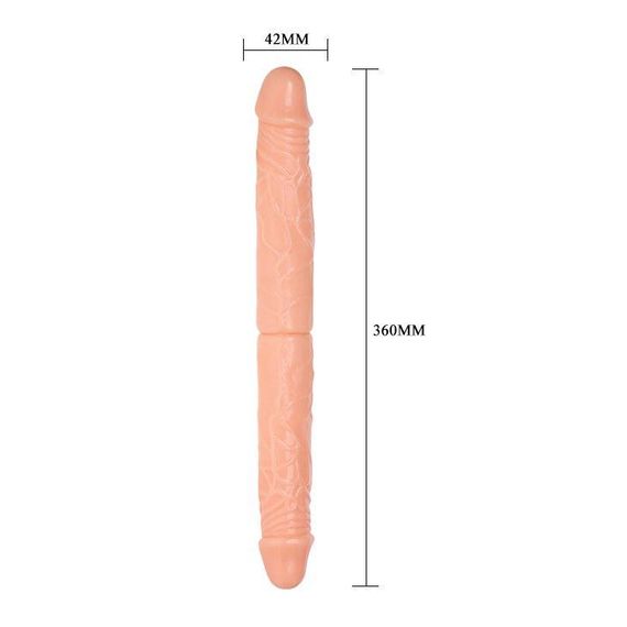 Подвійний фалоімітатор "Double Dong" BW-010011 Sex Aura | Зображення 6