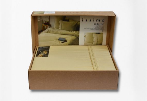 Постільна білизна Issimo Drope Poplin 200 х 220 см Saphron | Зображення 5