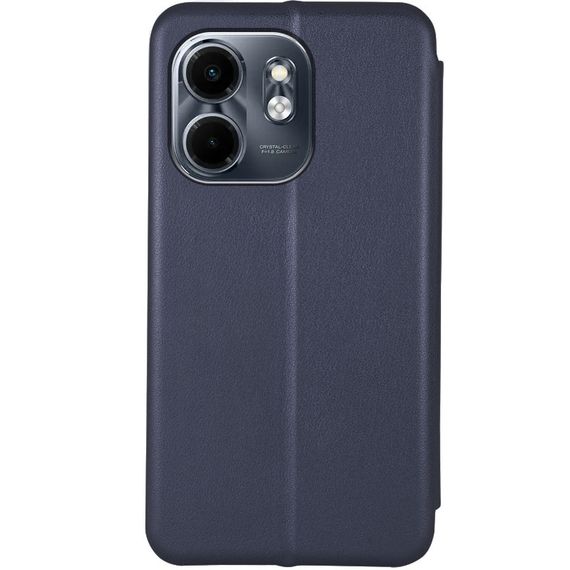 Шкіряний чохол-книжка Classy для Infinix Smart 9 4G / Hot 50i Темно-синій | Зображення 1