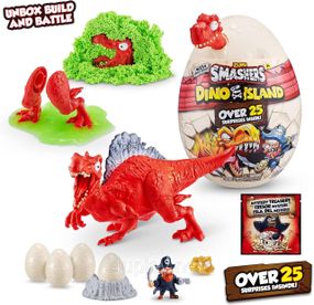 Іграшка Zuru Smashers Dino Island Mega Egg Spinosaurus Мега Яйце-сюрприз Спінозавр, 25 сюрпризів