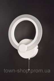 Бра настенное LED 2374/1S-wh Белый 27х18х8 см.