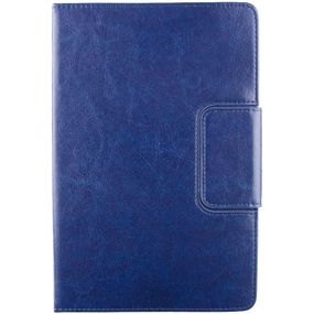 Універсальний шкіряний чохол-книжка для планшета 7-8" Синій