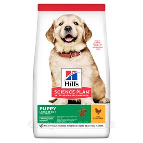 Сухой корм для щенков крупных пород Hill's Puppy Large Breed Chicken с курицей 14.5 кг 604386