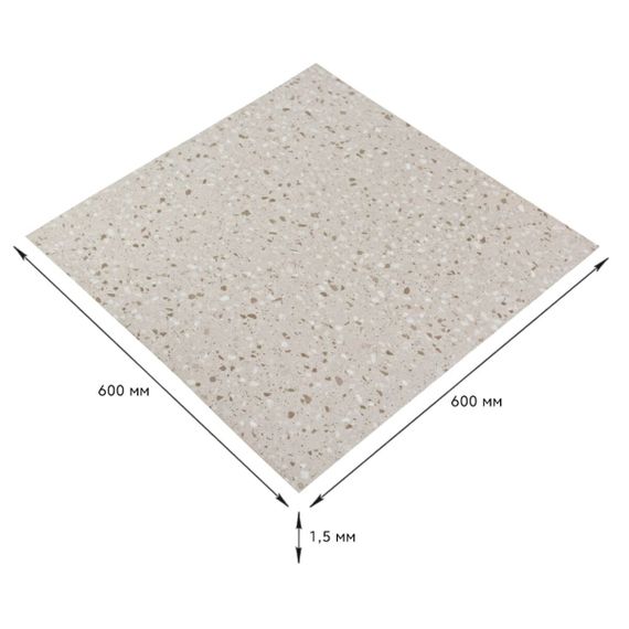 Самоклеюча LVT плитка 600х600х1.5мм (D) SW-00001587 | Зображення 1