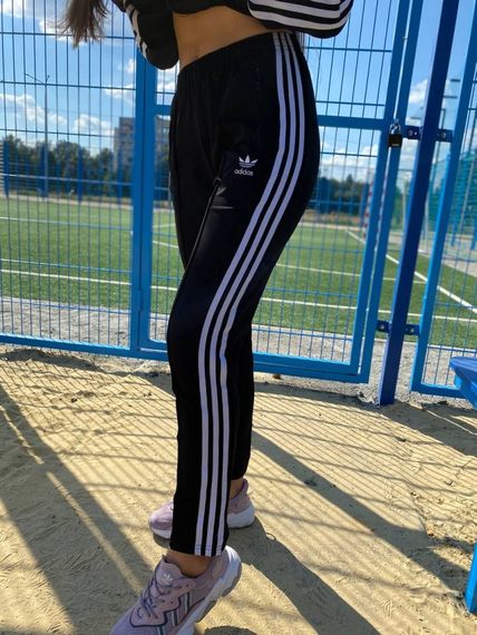 Костюм у стилі Adidas чорний | Зображення 5
