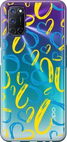 Чехол на Oppo A72 Сердца UA "5292u-2011-17620"
